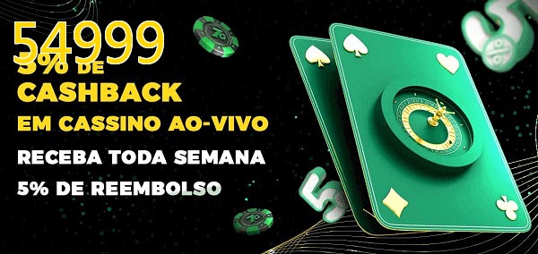 Promoções do cassino ao Vivo 54999